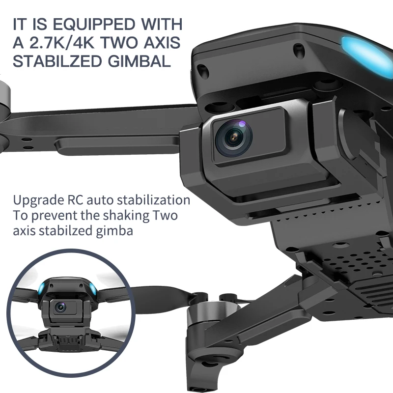 Hot selling items 2024 H851 With Stabilzed Gimbal GPS Global positioning satellite drone-professional esc rc RC race drone