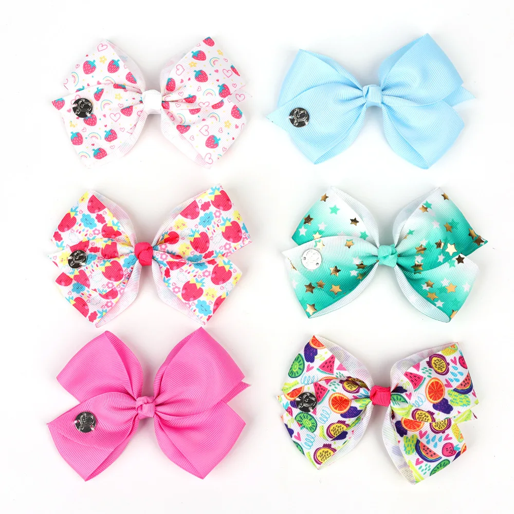Лидер продаж на Amazon, 6 штук в упаковке, картонные банты для волос JOJO Baby