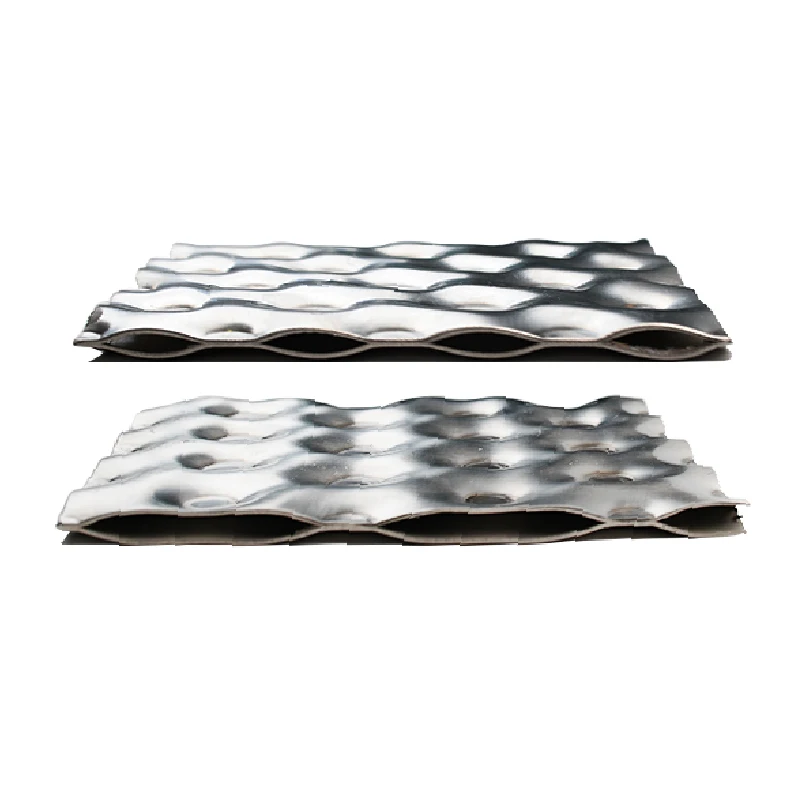 China factory customized single embossed fiber laser welding pillow plate