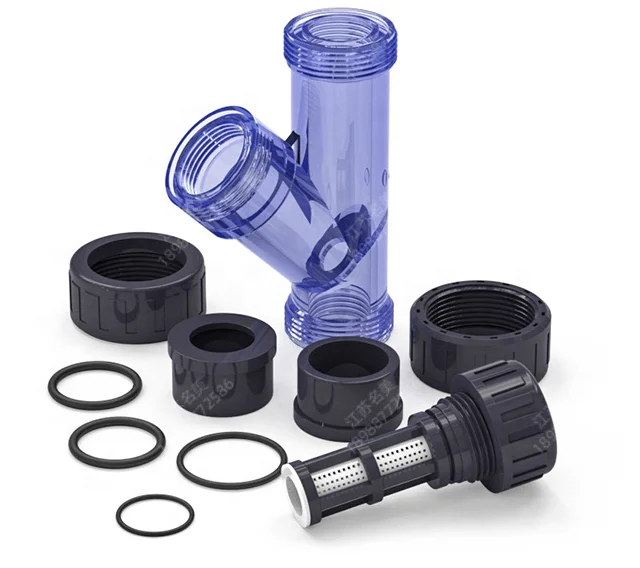 Clear UPVC Valve Clear UPVC Y Strainer