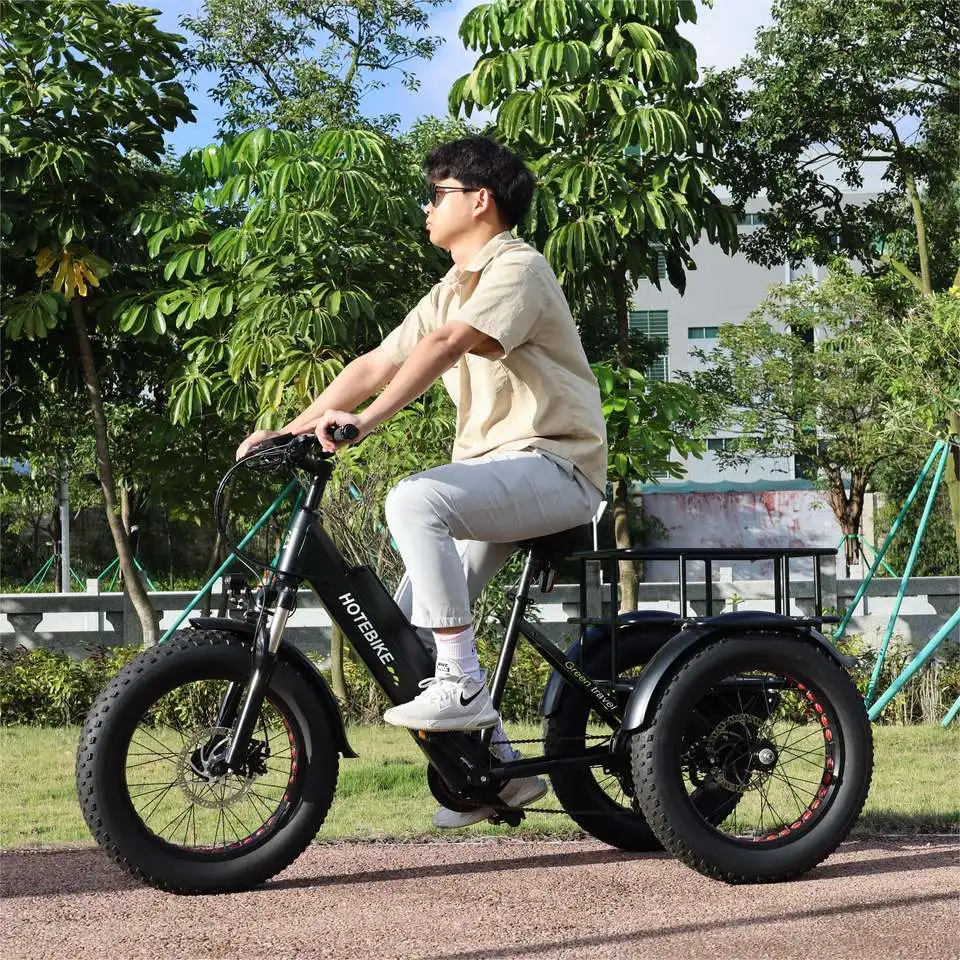 Hot selling 3 wheel electric bike ET250 electric tricycle with passenger seat 20 inch electric tricycle bike with solar panels