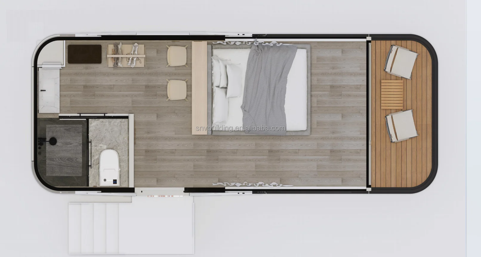 SINOVA price prefab container house with kitchen 40 ft 40ft container house container house capsule