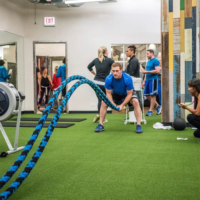 Customized Indoor Pull Sled Turf Marked Gym Sport Flooring Turf Black Artificial Grass for Gym