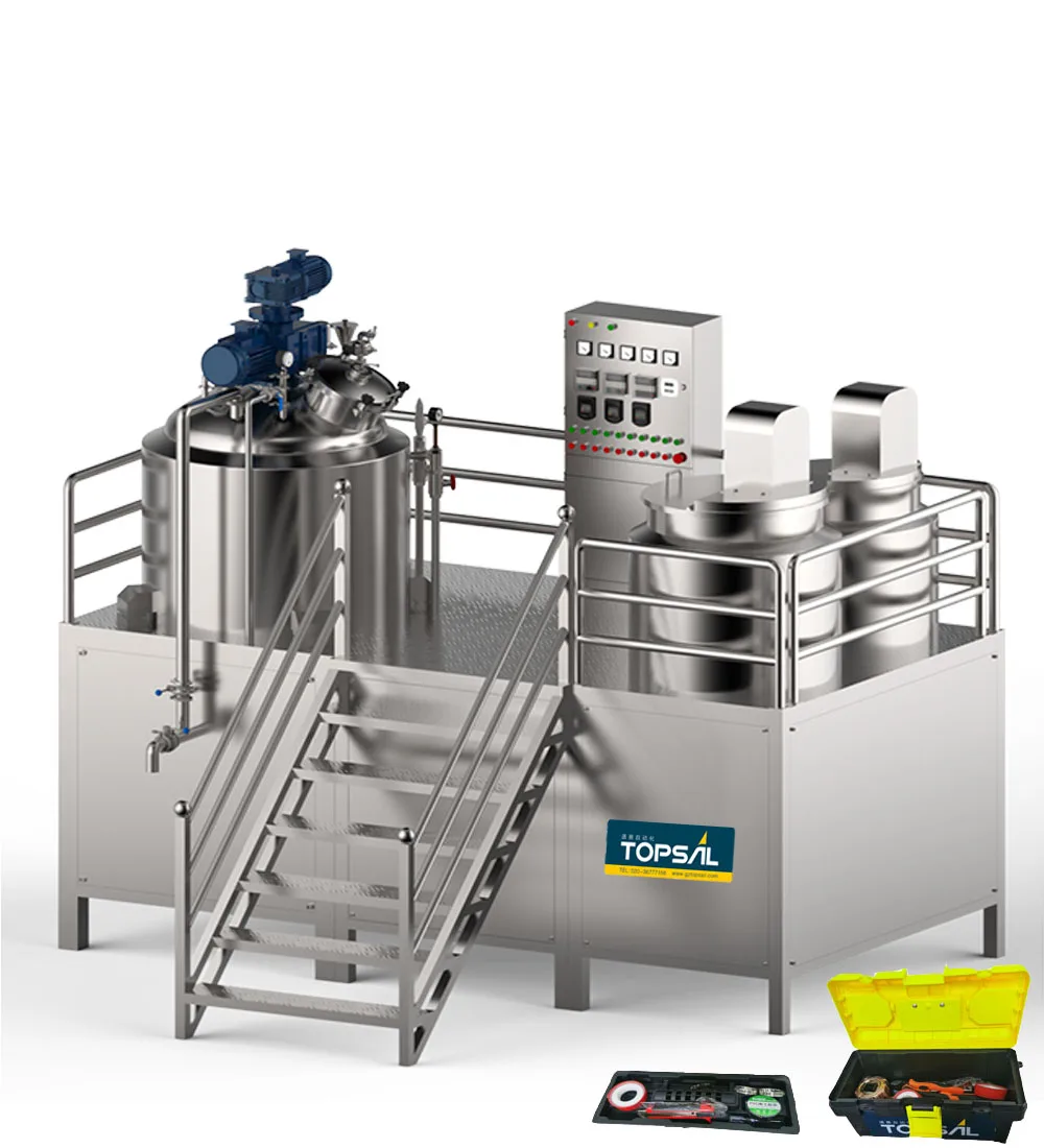 High Safety Level Detergent Homogenizer Liquid Application And Homogenizer Mixer Homogenizer Cosmetic Skincare Production Line