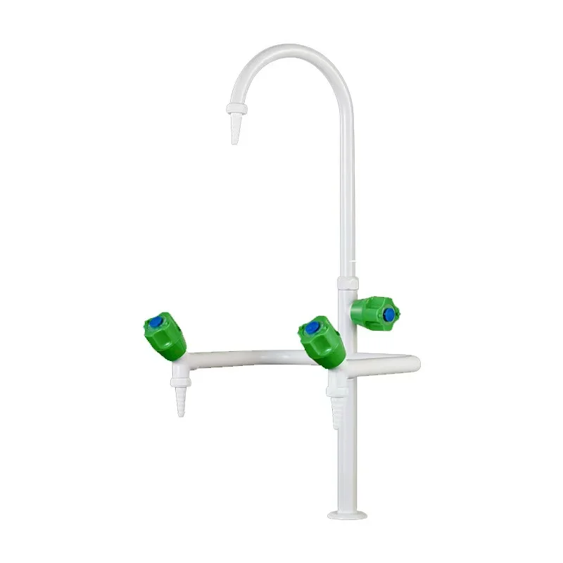 
Hot Sale Laboratory Bench Three Way Out Lab Sink Tap With Solid Brass And Epoxy Powder Coated Lab Faucet 