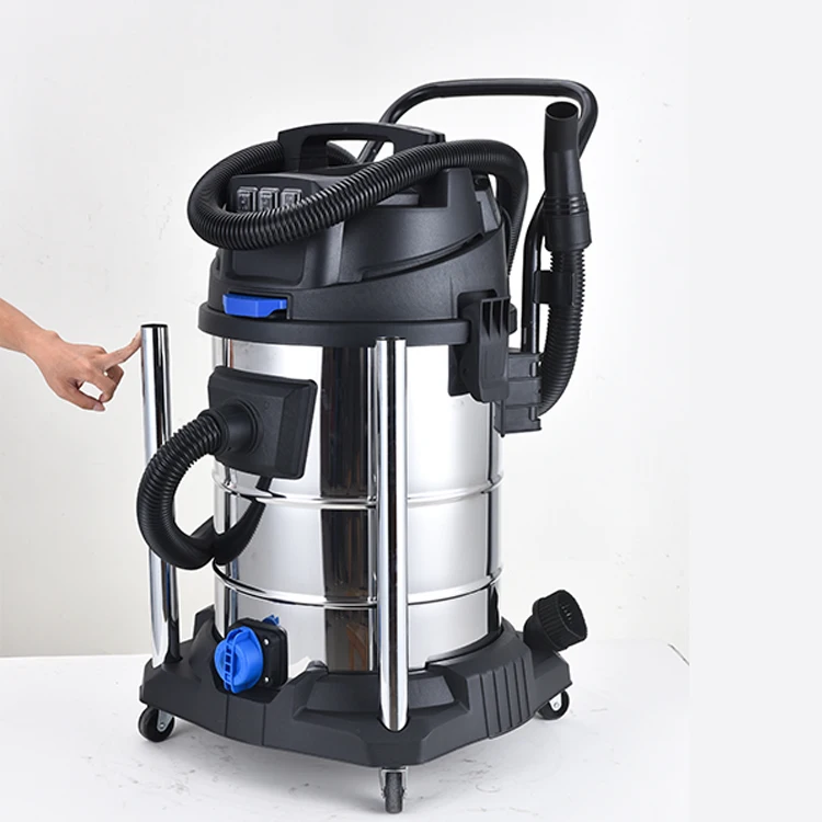 3600W High Power 3 Motor Electric Dry Cleaner Machine Industrial Wet and Dry Vacuum Cleaner Customized Stainless Steel Blower