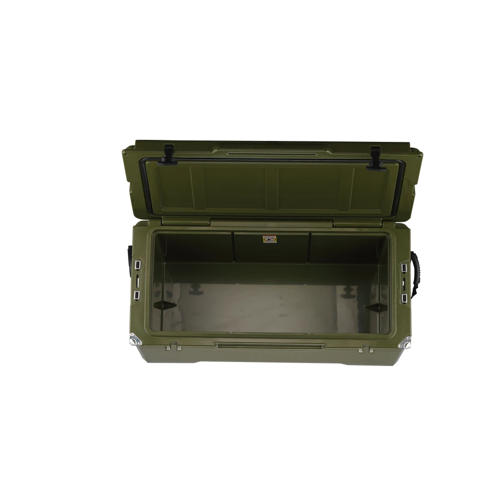 135L Rotational molded hard Plastic Tool Case and Storage Box with handles for tools coolerboxes