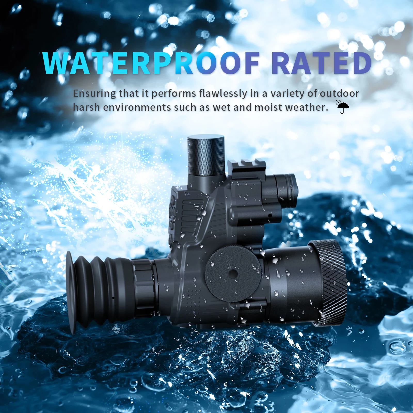 HENBAKER NV700S Magnification 4x-14x Hot Selling Night Vision Tactical Waterproof Night Vision For Hunt