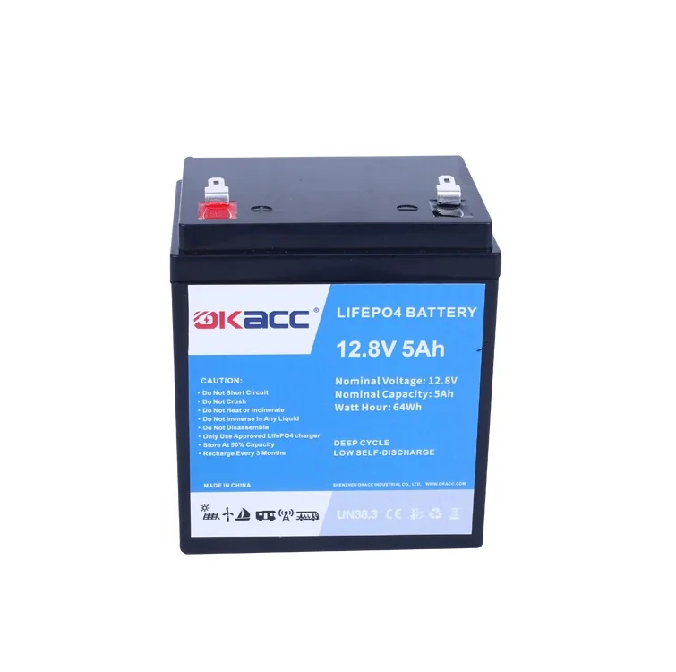 Высококачественные литий-ионные аккумуляторные батареи 12,8 В 5 Ач Lifepo4, литий-ионные аккумуляторы для велосипеда