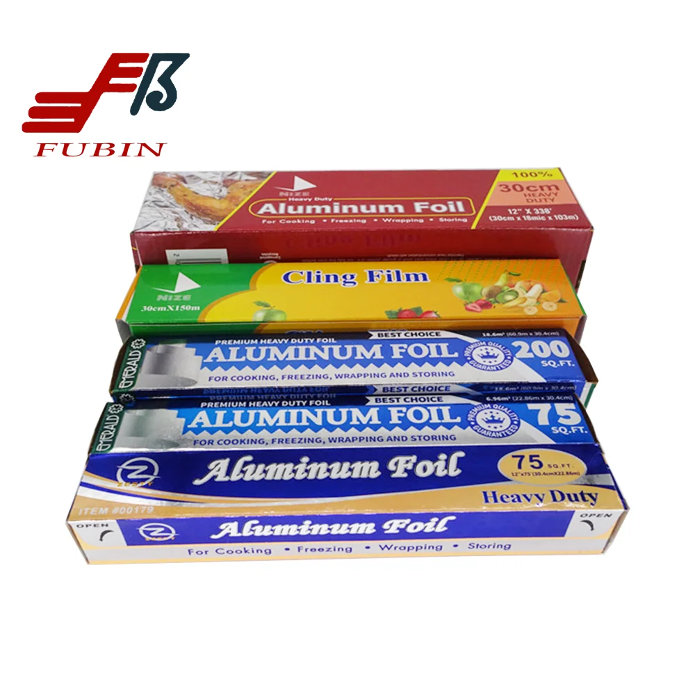 China Factory Wholesale Food Grade Non-Stick Aluminum Foil Roll Kitchen Packaging Aluminum Foil Roll