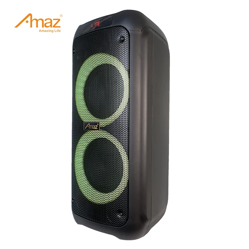 Factory direct sales 8 inch portable speakers  lead acid battery party outdoor wireless speaker