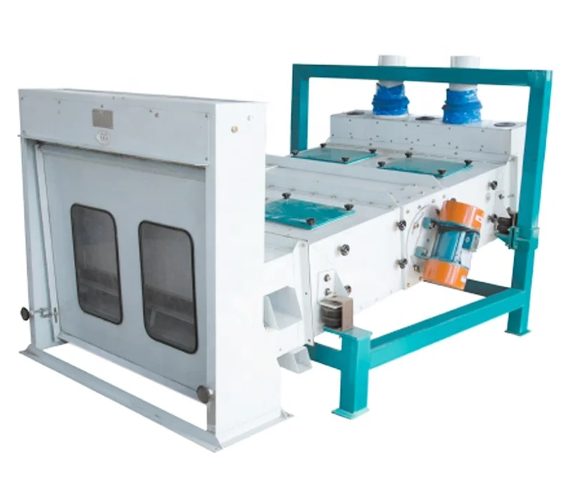 High efficiency vibrating raw paddy cleaner corn cleaner for sale