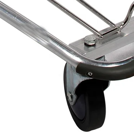 Supplier Customized Duty Free Shop Shopping Trolley Airport Advertising Promotional Car High Speed Rail Station Metal Trolley