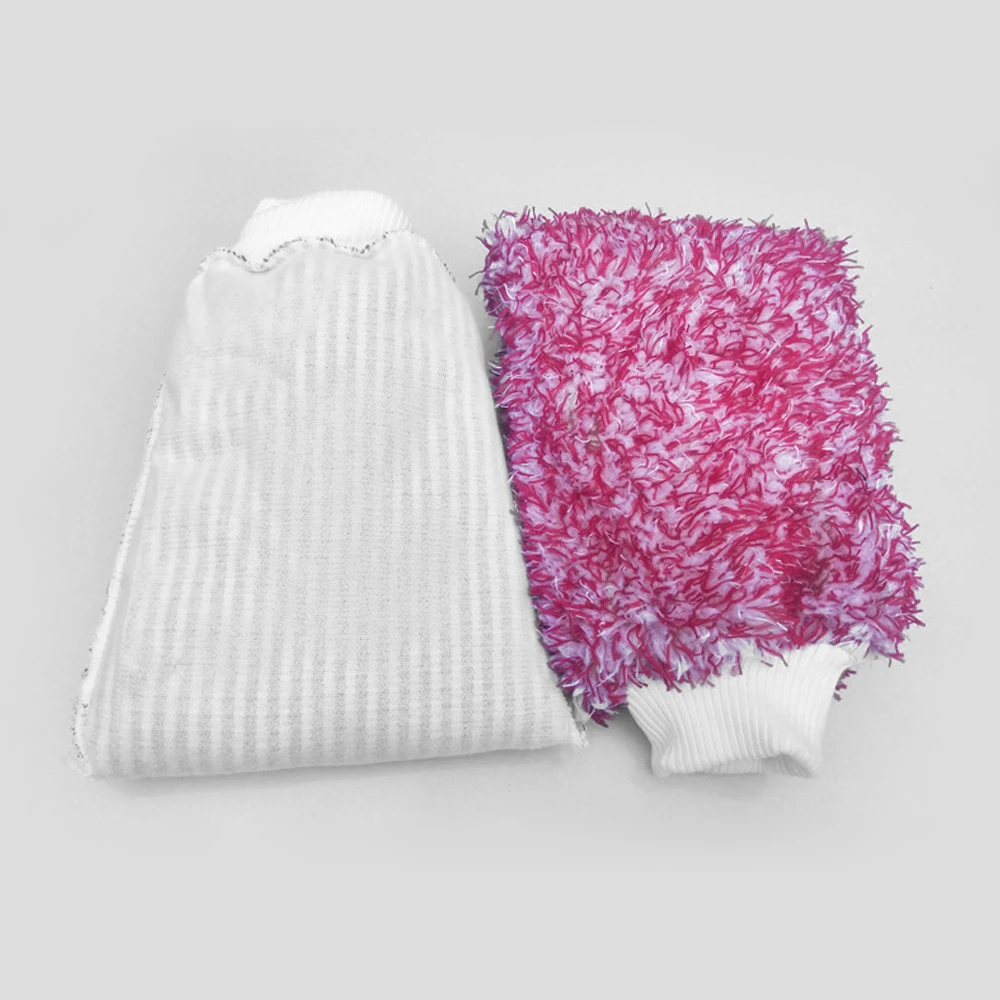 MultiFunction Car Washing Gloves Soft Microfiber plush High Density Cleaning Super Absorbancy Car Cleaning tool