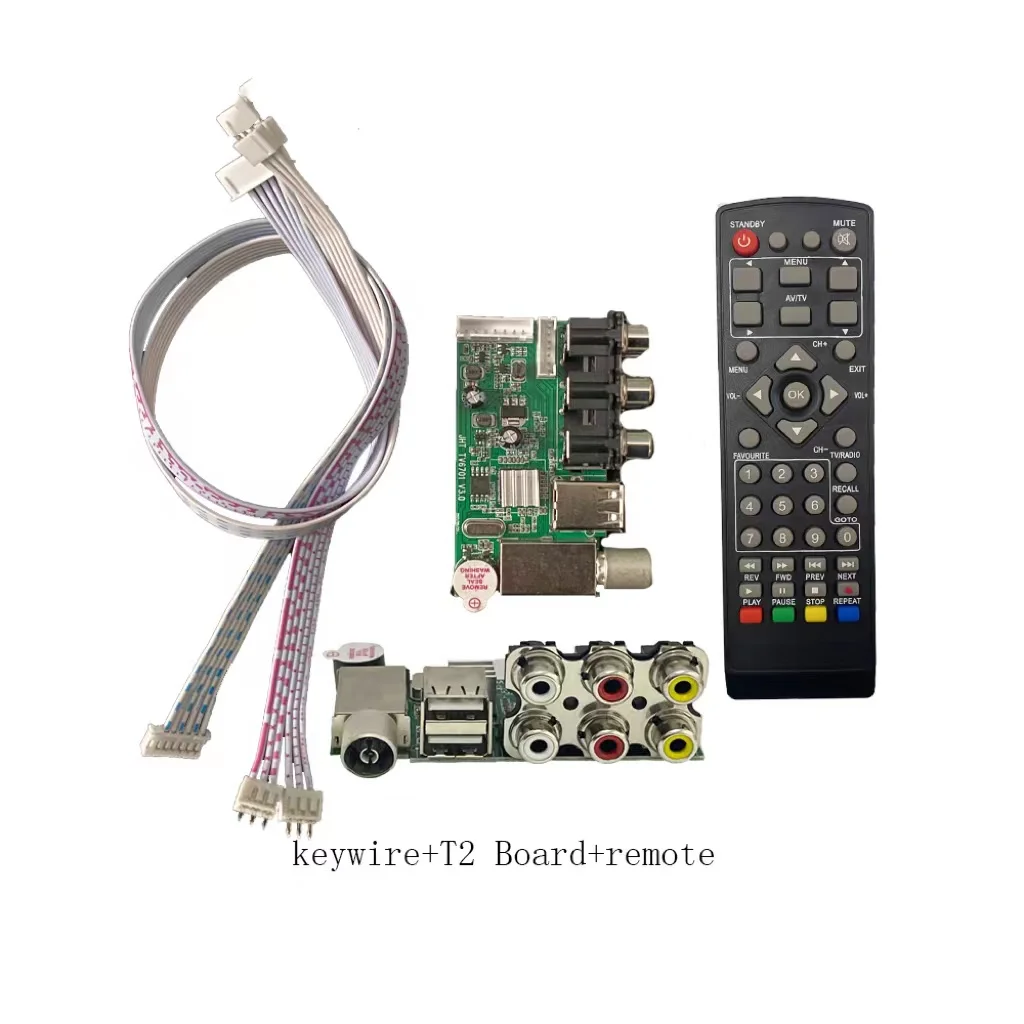 Universal  14-34 inch   Color TV Kit DVBT PCB Card   /DVB T2 Mainboard  For Assembly color TV Television