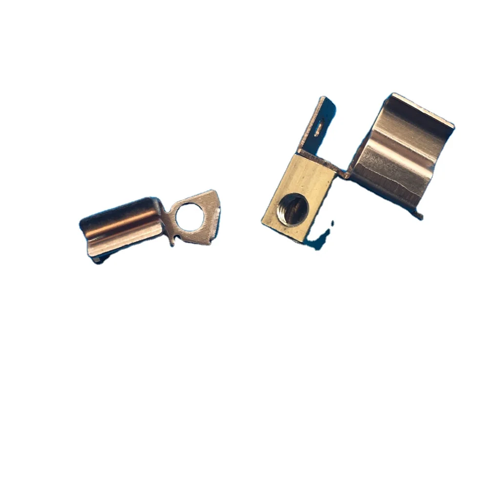 Brass connector PCB screw terminal Tin plating weld terminal contactor