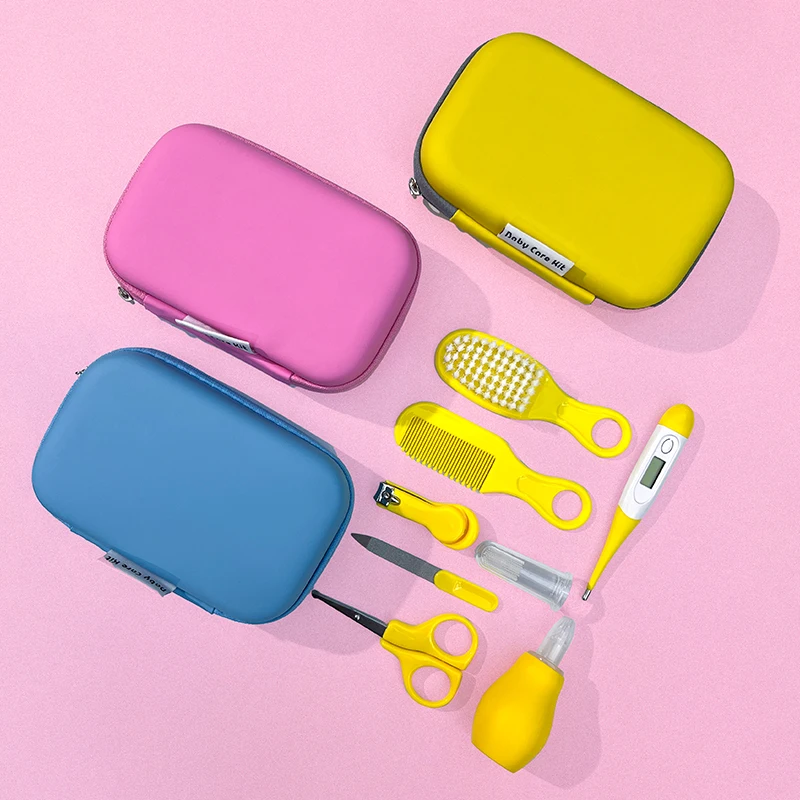 Hot Sale Baby Health Care Grooming Kit 8 in 1 Nursery Healthcare And Grooming Kit