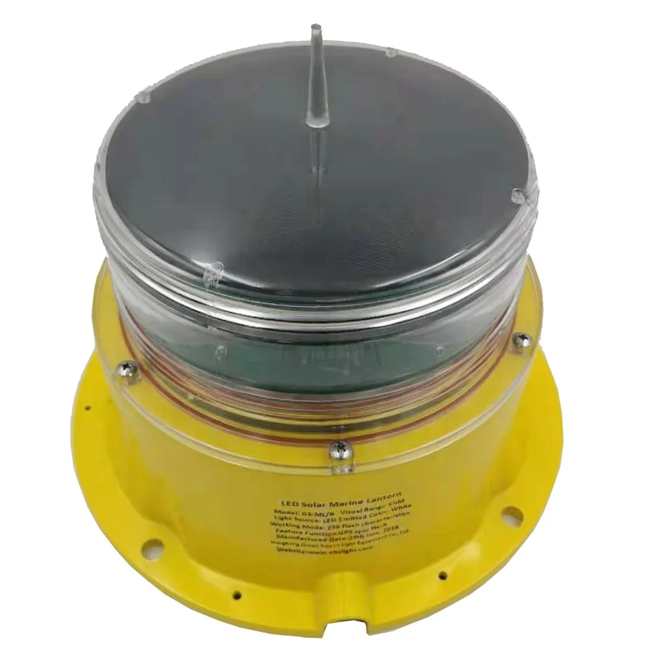 20000cd Telecom Electric Iron White LED Flashing Type A Building Chimney Medium Intensity Tower Aviation Obstruction Light