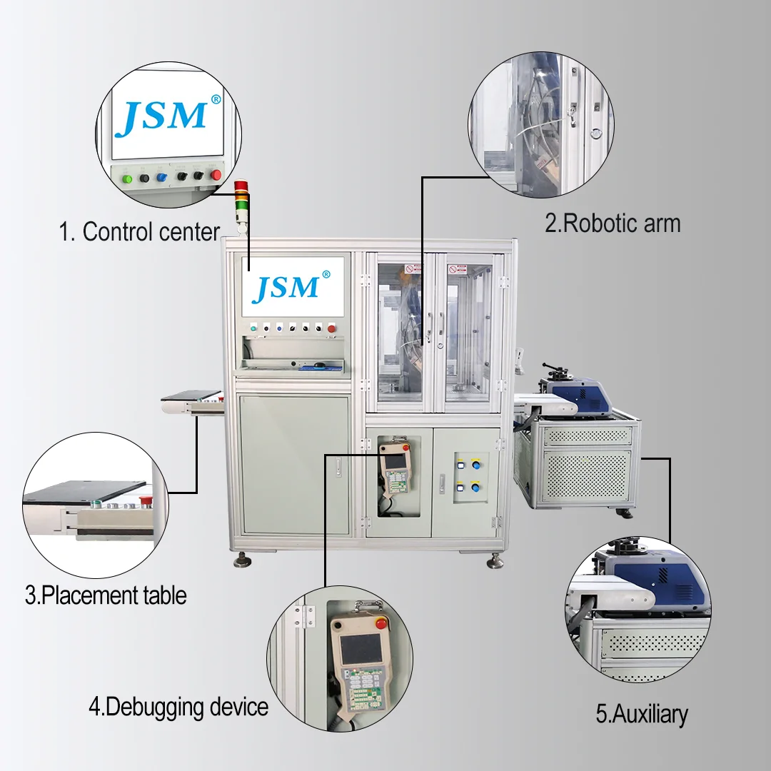 Manipulator 3D Vision Factory Shoe Production Line PUR Glue Spray Equipment Automatic Spraying Machine