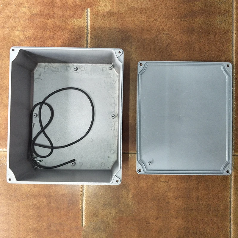 JESIRO 307*257*120mm box aluminium ip66 waterproof Aluminum box with external flanges electrical junction box