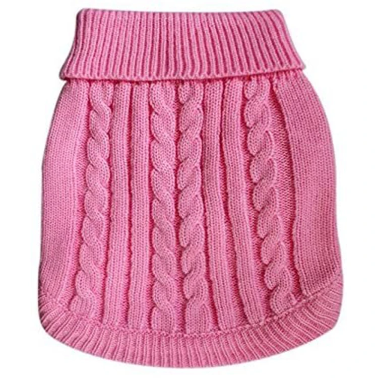 High Quality Knitting Autumn Winter Woollen Yarn Sweater Pets Small Dog Cat Clothing Clothes