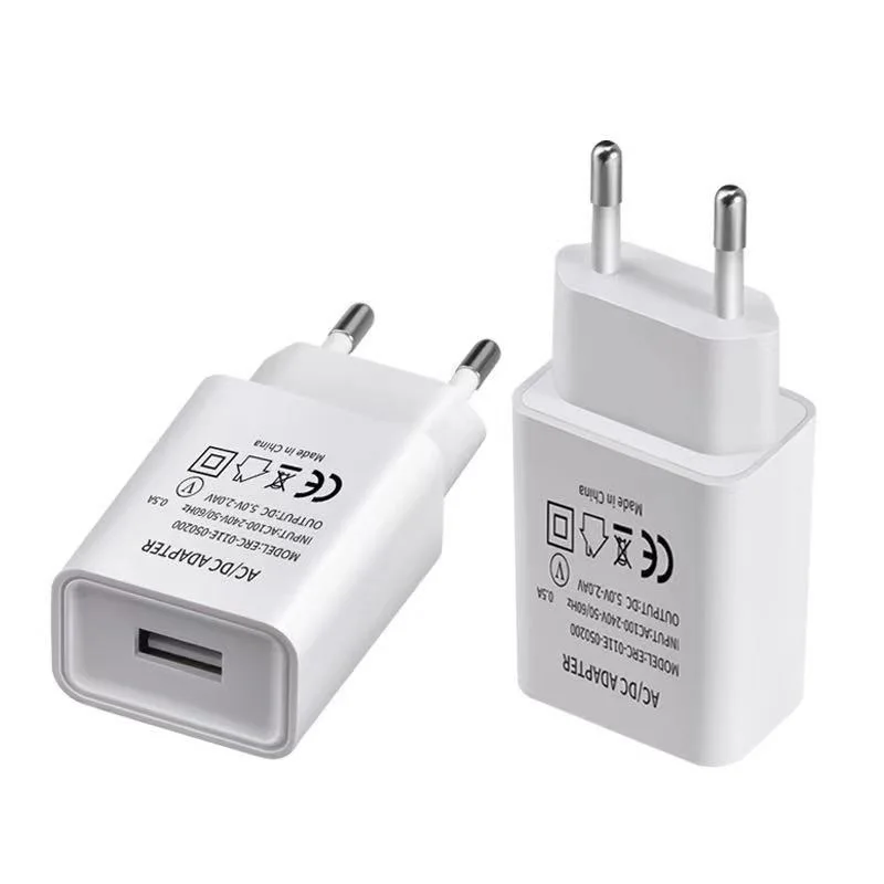  Универсальный usb-адаптер питания для смартфона с европейской вилкой дорожное портативное Сетевое зарядное устройство мобильного