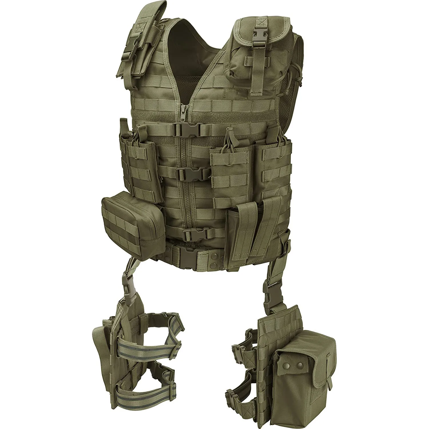 molle combat training hunting tactical vest with multi pouch tactical vest