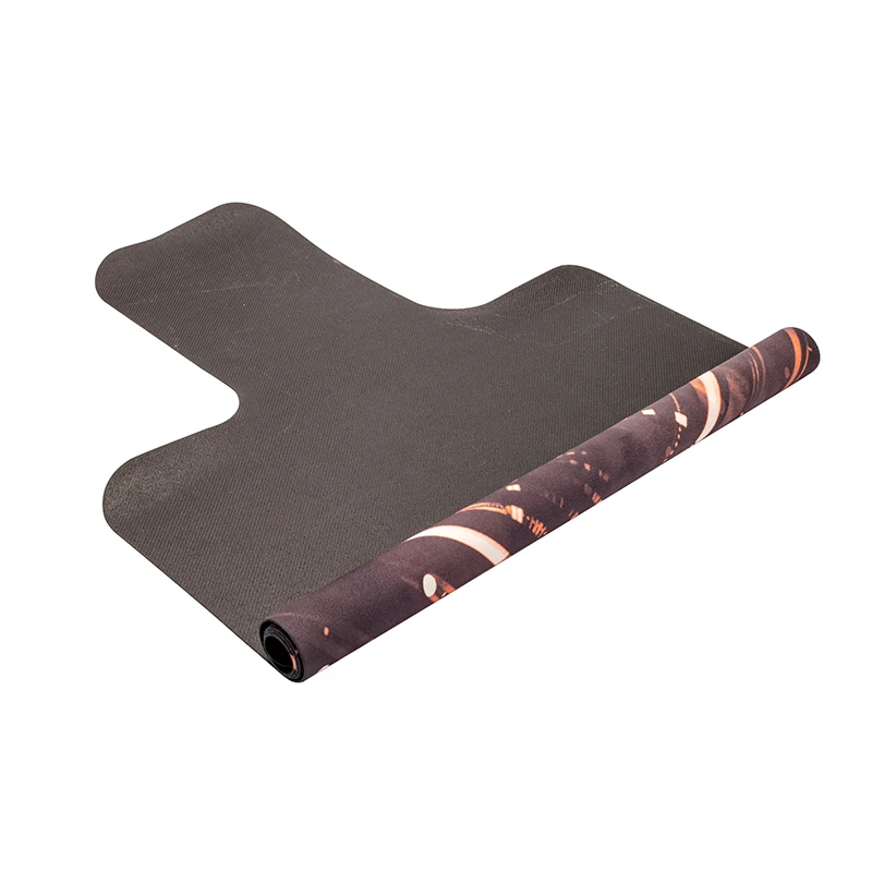 Eco friendly natural rubber custom printing yoga mat non slip,  pilates fitness mats