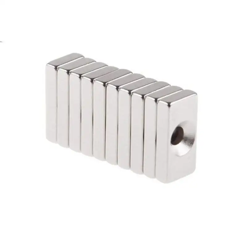 Прямая поставка от производителя, магнитный стержень из редкоземельного металла с двойным потайным отверстием