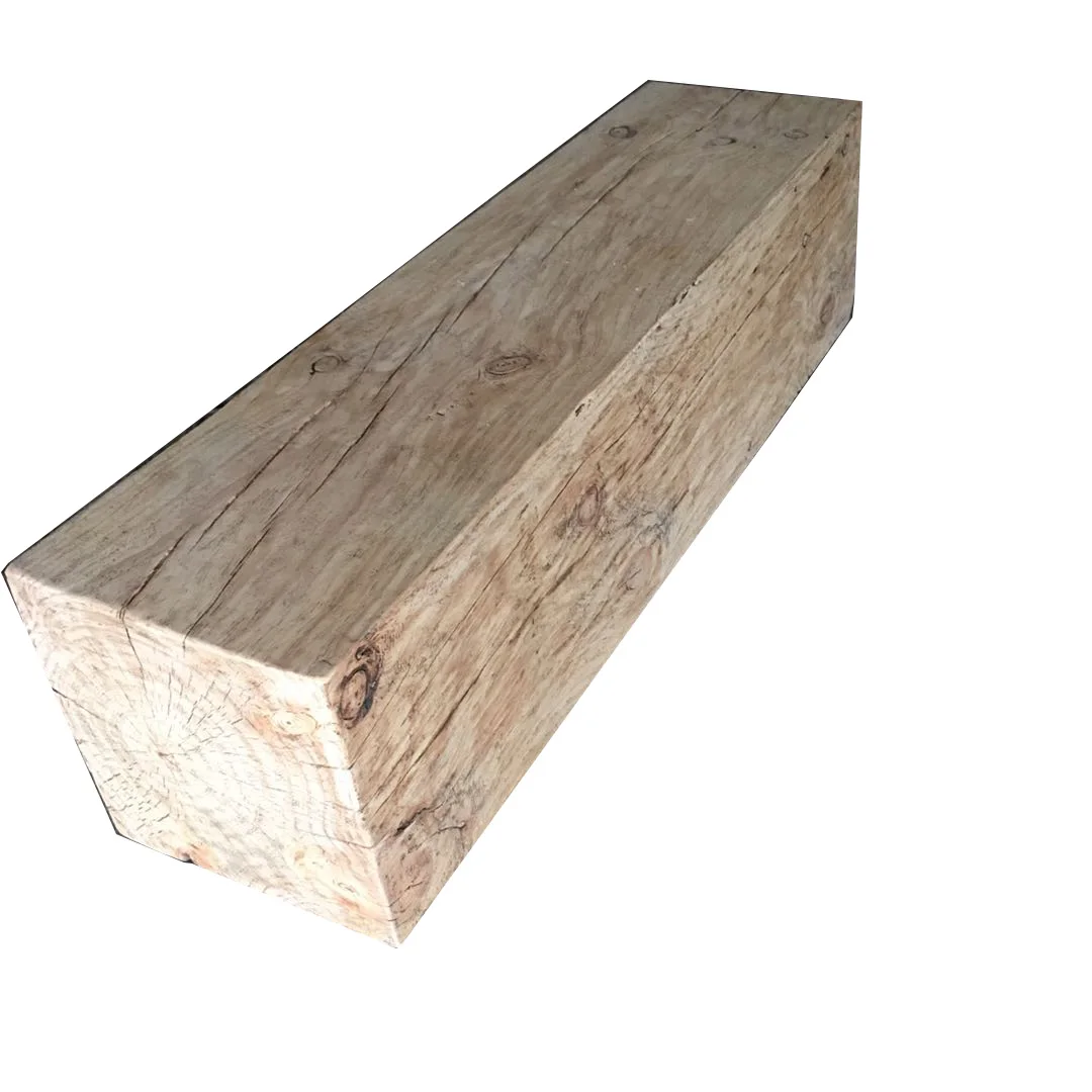 Living room furniture solid wood tea table natural whole wood tea table pine balcony table