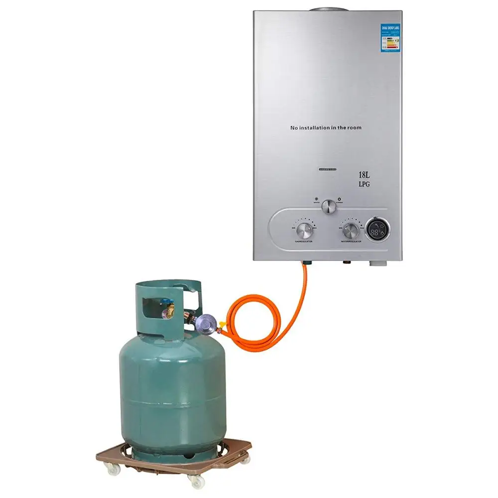  18L Propane Hot Water Heater 36KW Tankless Instant Boiler Stainless