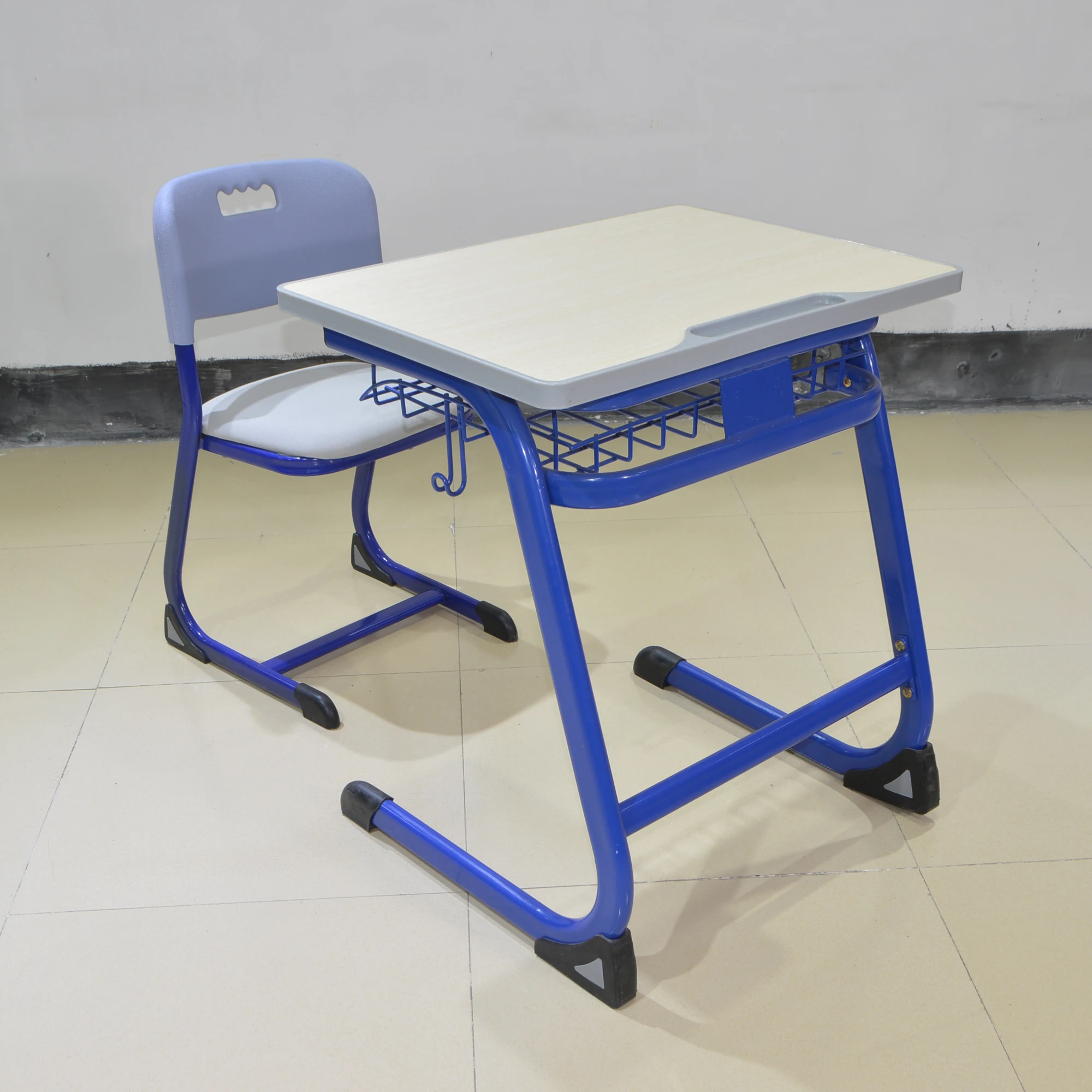 Hot sale customized school furniture single student desk design for classroom used
