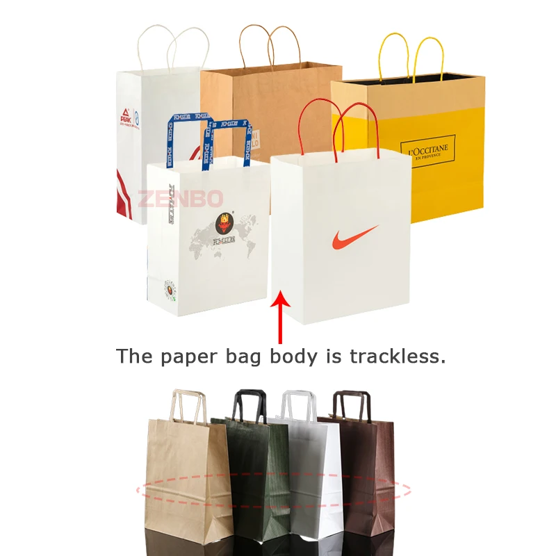 High quality flat bottom paper shopping bag machine;paper bags manufacturing machines