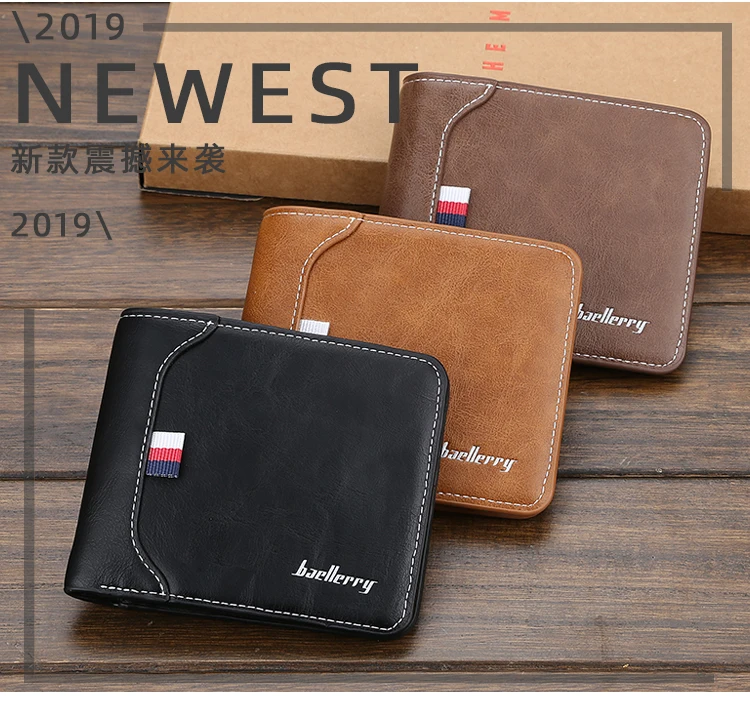  Короткий кошелек Baellerry из искусственной кожи для мужчин baellerry