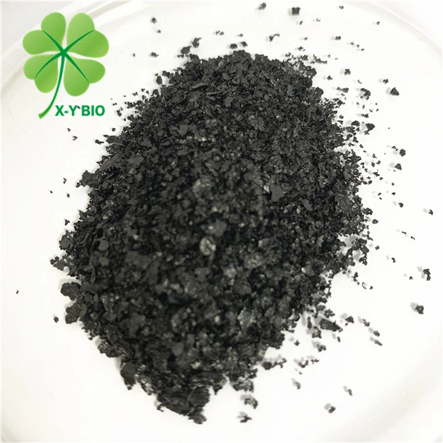 XYBIO Hot Selling Agriculture 100% Water Soluble Mineral Potassium Fulvic Acid Shiny Flakes 60%Min