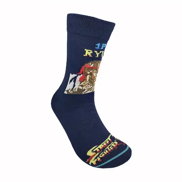 Mens Comfort Revolution Quick Dry Colorful Embroidery Medium Tube Socks with OEM Logo mens socks