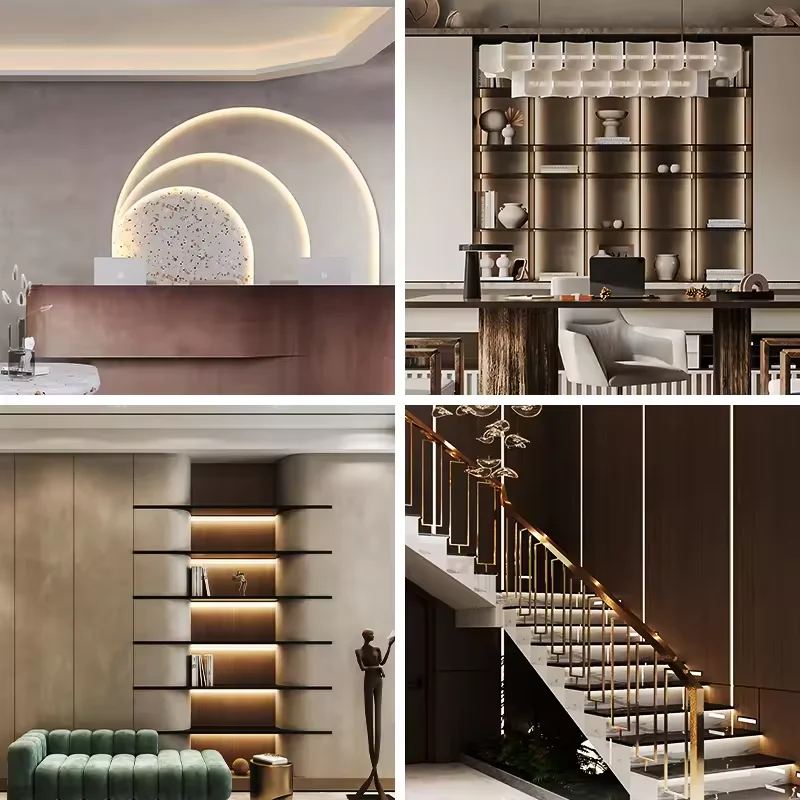 Светодиодный экструдированный алюминиевый профиль встраиваемый канал с шириной 7 мм 17 Светодиодная лента для светодиодной потолочной/настенной лампы