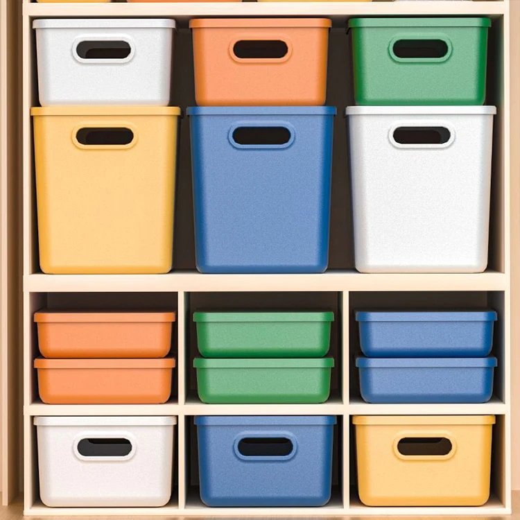 Top rated Home Storage Wholesale Portable Cube Shelving Drawer Organizer Basket Bin Kids Toy Plastic Storage Boxes