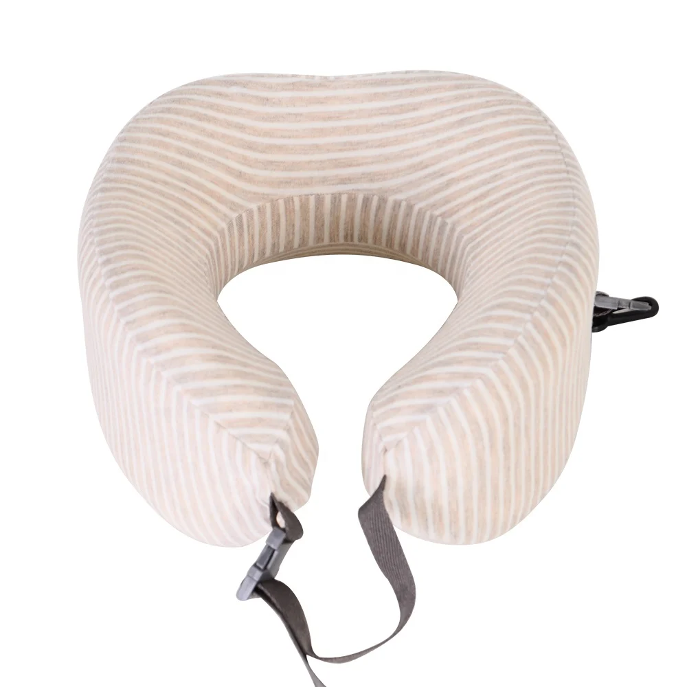 
Christmas gift soft u-shaped memory foam travel neck pillow 