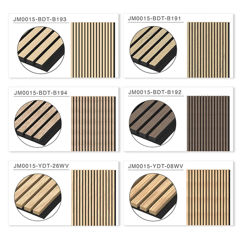 Wholesale Mdf Sound Proof Wall Panel Wood Veneer Acoustic Panel Wood Slat Acoustic Panel