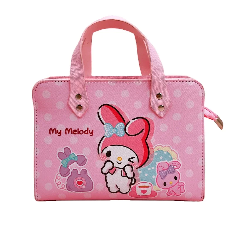 DHFHot Selling Kawaii Sanrioed Mini Bag Anime Cinnamoroll My Melody Kuromi Kids Gifts Portable Storage Cion Wallet Purse Bags