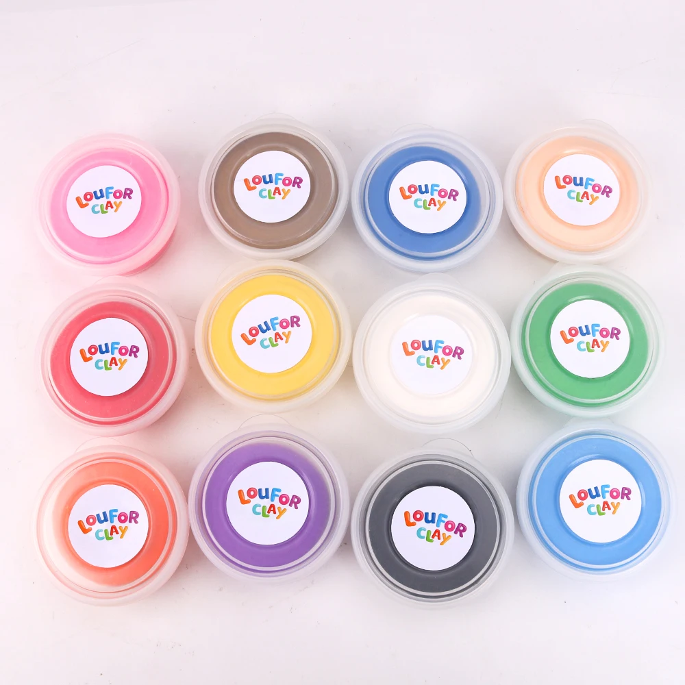 Funny Number Set Clay help kids know number air dry clay paly education way