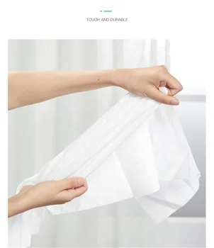 Disposable hair dry wipes with perforation roll ,super absorbency nonwoven cleaning towel