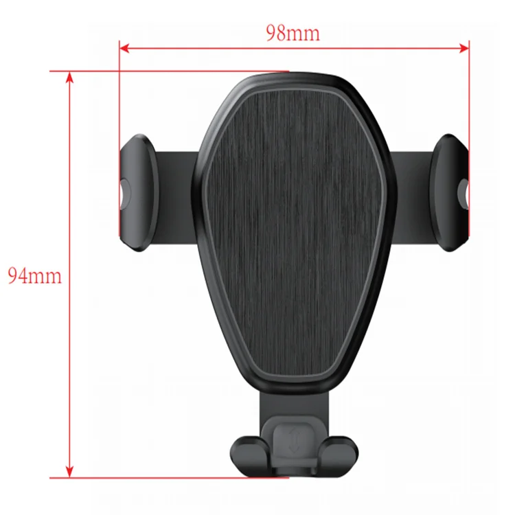 5W car phone navigation outlet stand gravity car wireless charger for iphone