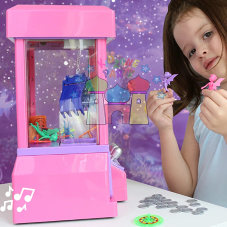 Commercial toy claw machine arcade music party game miniature candy grabber for kids