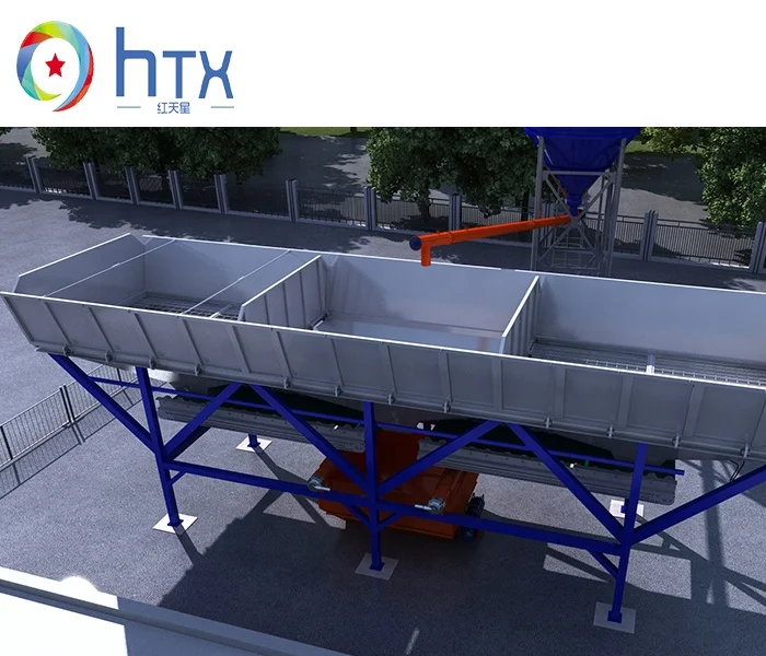 Automatic artificial stone producing line concrete material volumetric doser