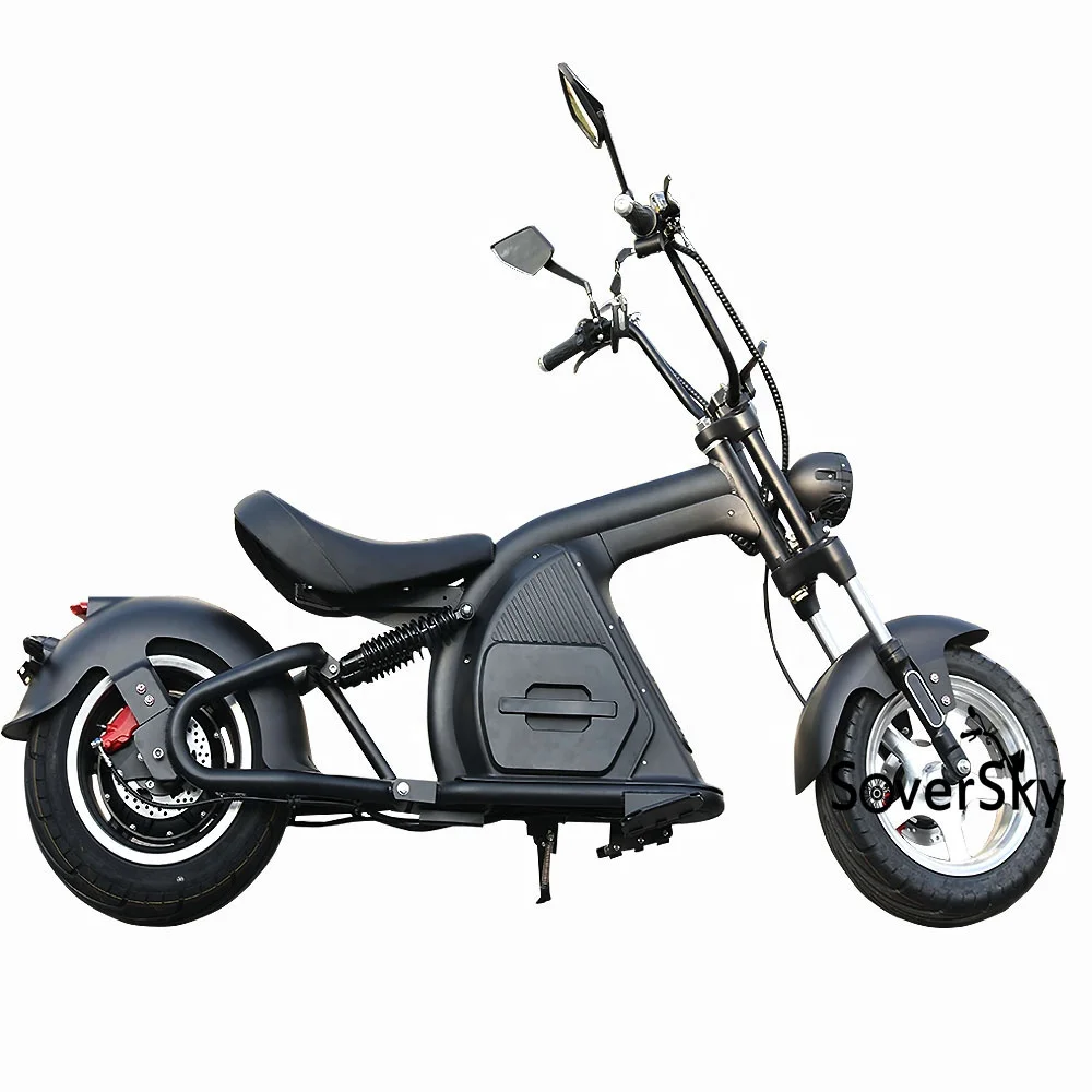 SoverSky 60v 20ah 30ah Fast speed 75km/h Electric scooter US store Smart Electric Motorcycle 2 Wheel Citycoco Scooter For Adults
