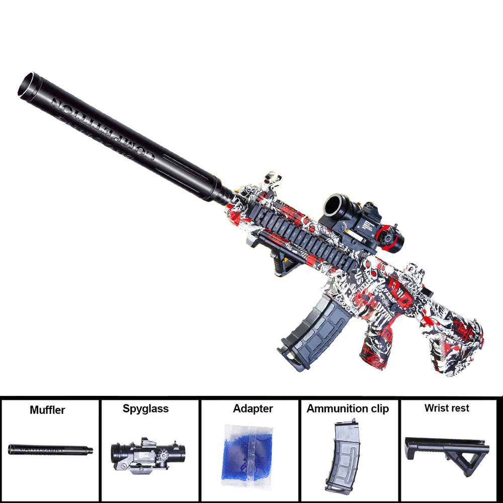 Amazon hot selling 2023 Electric Water Gel Splatter m416 Gel blaster Ball Launcher Gun Toy Outdoor Playing armas de juguete