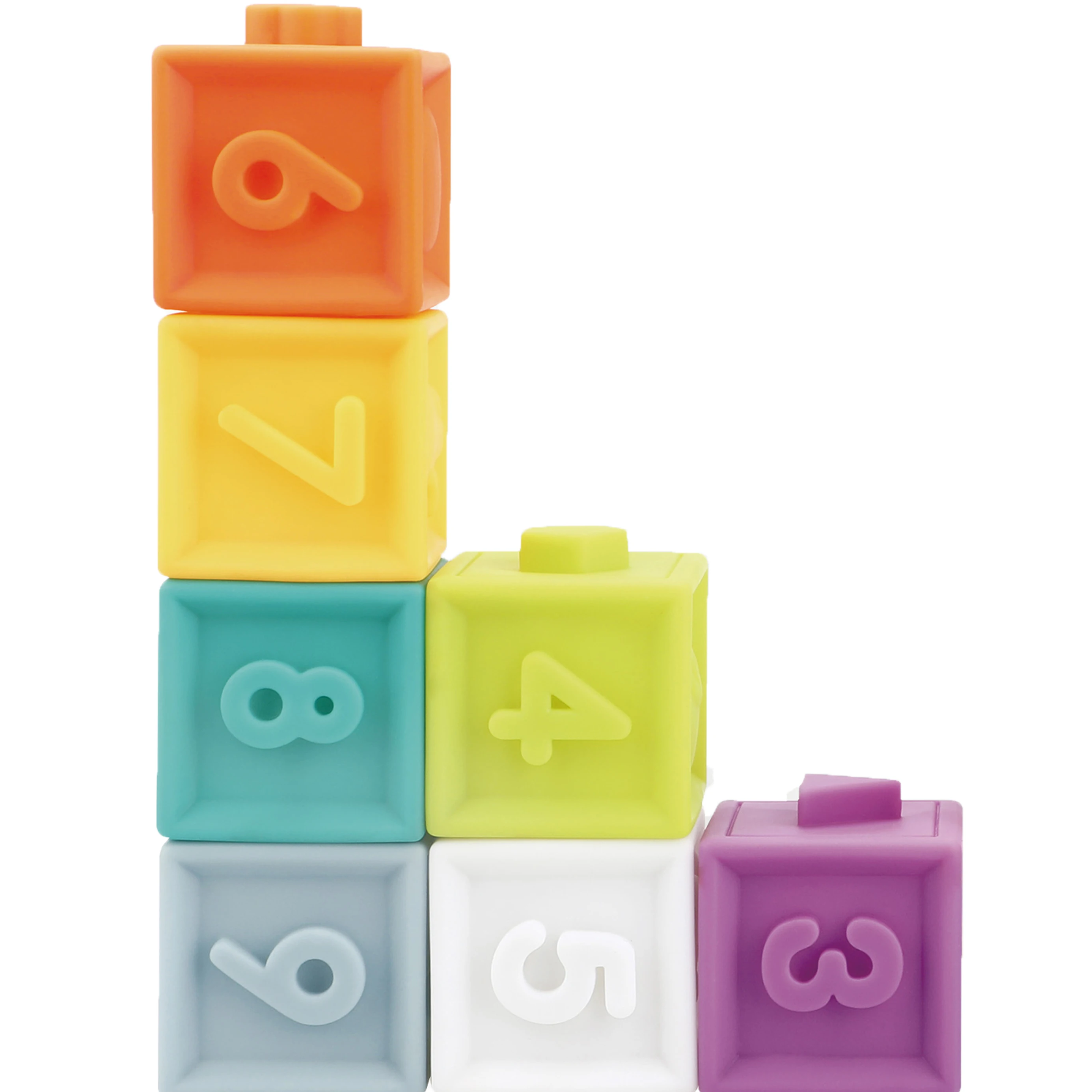 Hot Sale High Quality Baby Silicone Toys Set Multi Sensory Toy Set For Baby With Block Set 32PCS