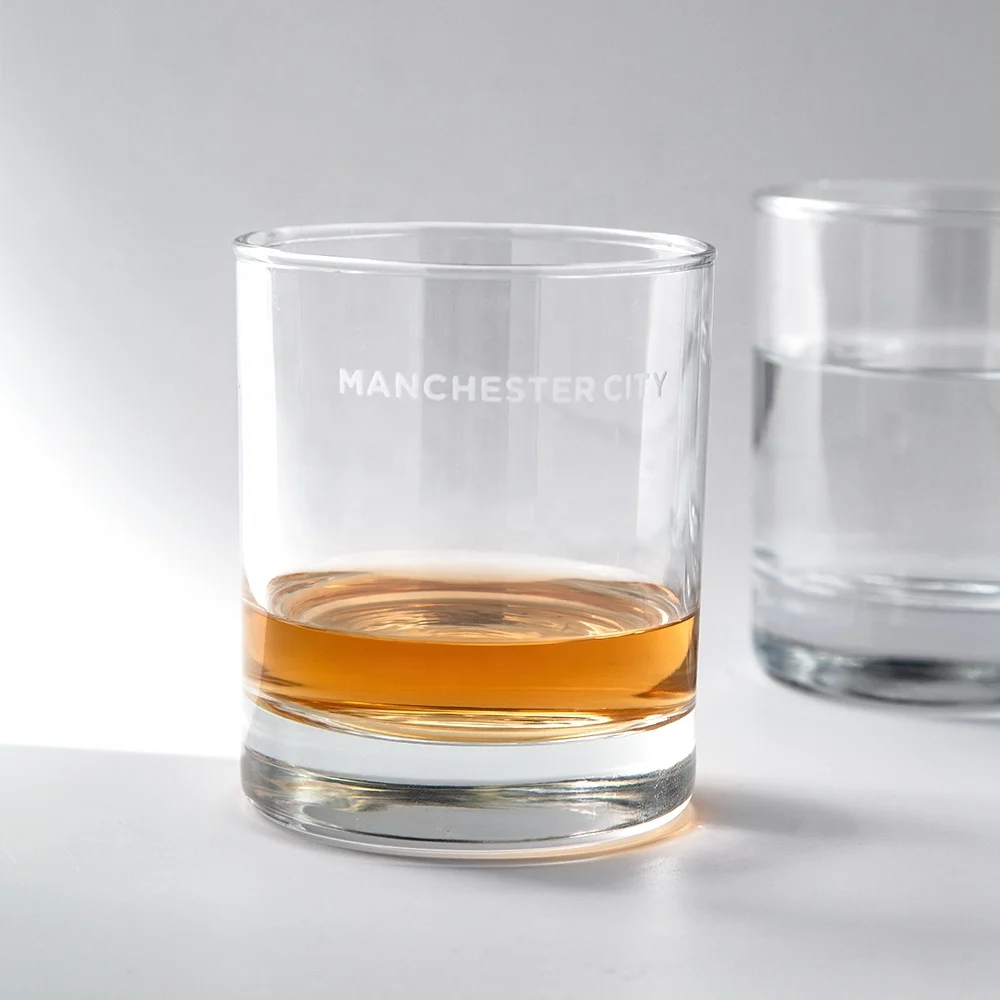 Cocktail Barware Rock Whisky Glass Custom Logo Old Fashioned 270ml Clear Whiskey Glass for Party Wedding Event